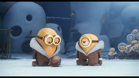 minions playing soccer