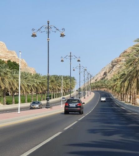 road in Muscat