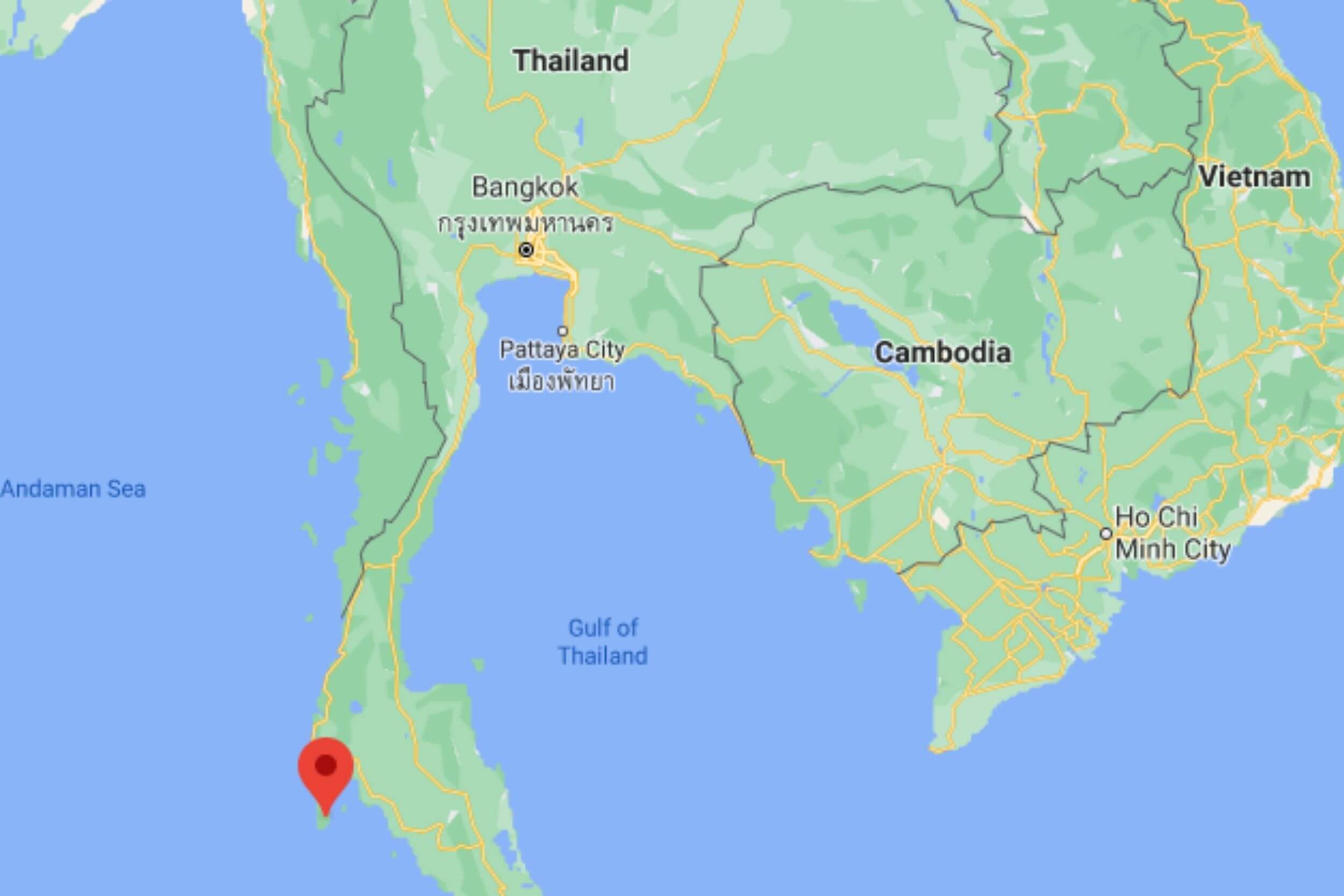 Map of Phuket
