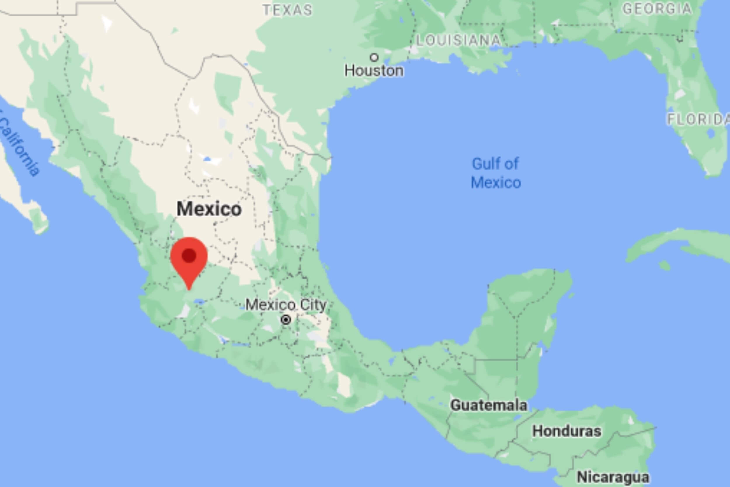 Guadalajara Jalisco Mexico Map 