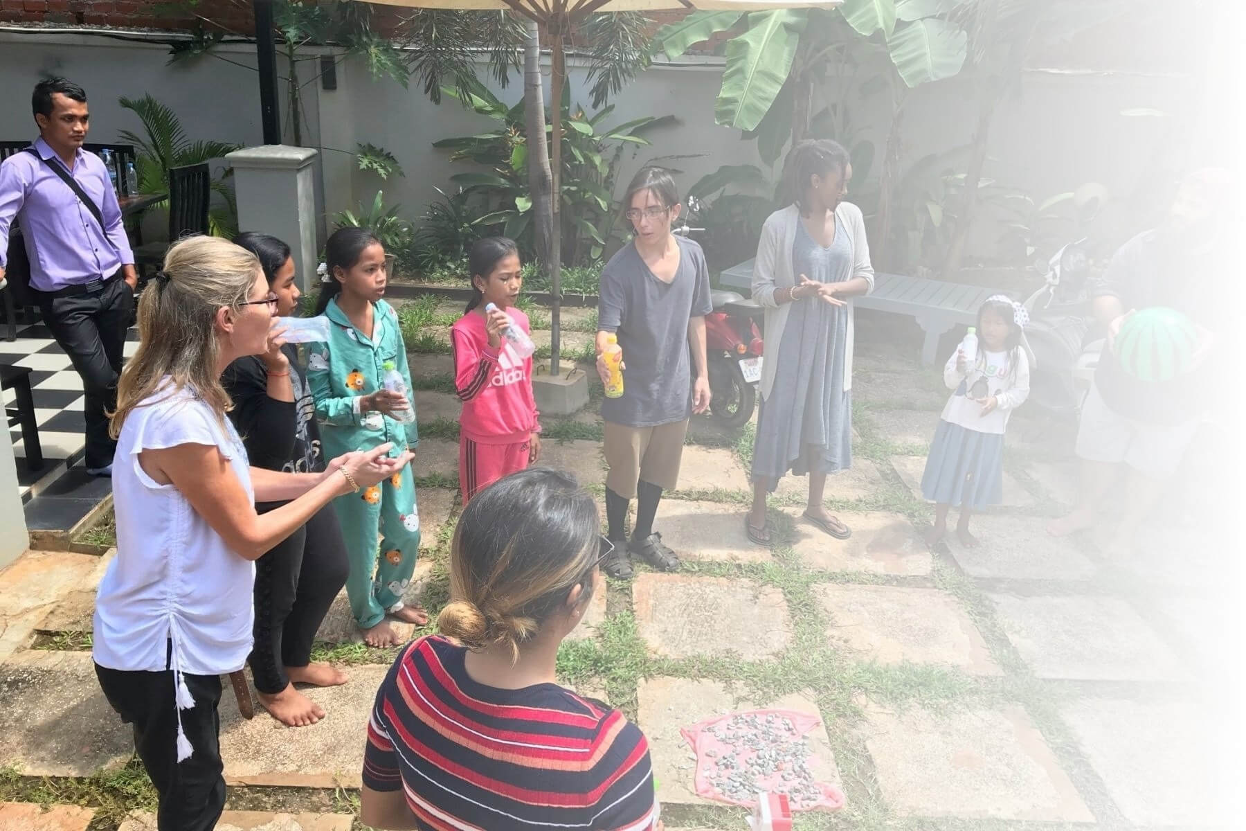 class outside in bali