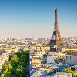 Eiffel tower in Paris, France